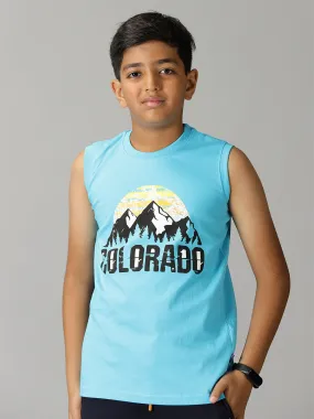 Boys Printed Sleeveless Tee