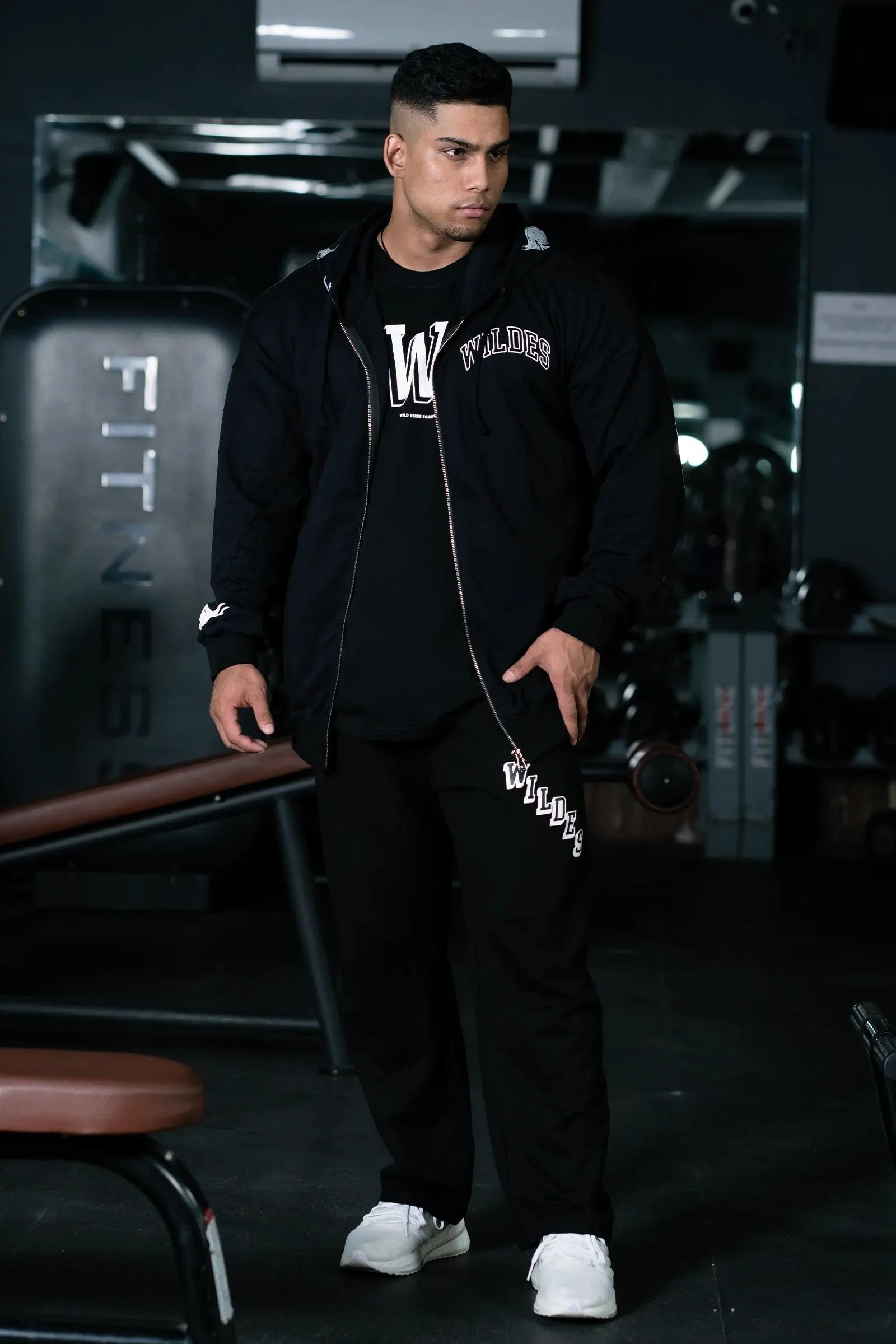 BULLFORCE ZIP HOODIE (BLACK)