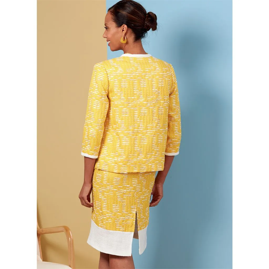 Butterick Pattern B6882 Misses' Jacket, Dress, Top, Pants and Sash