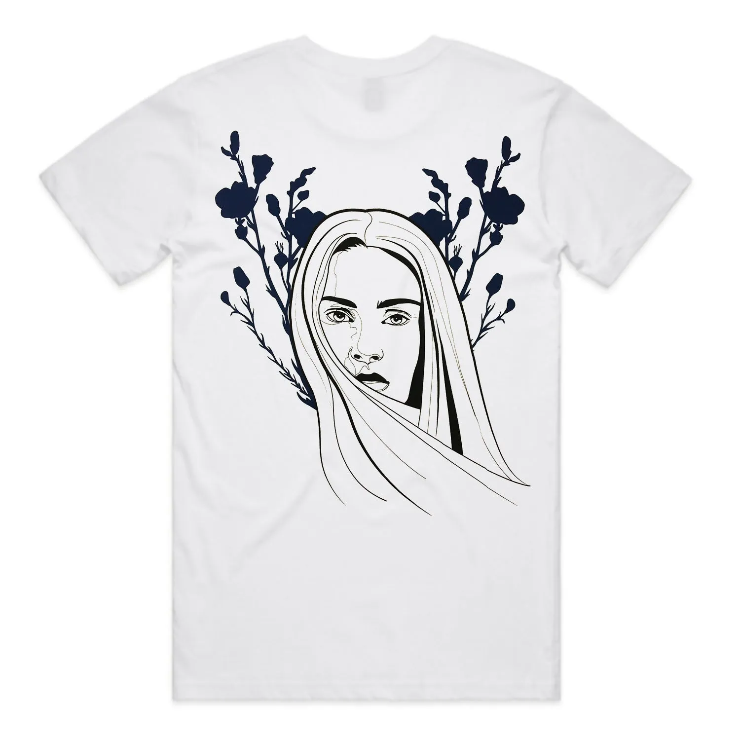 Flower Face T-Shirt (White)