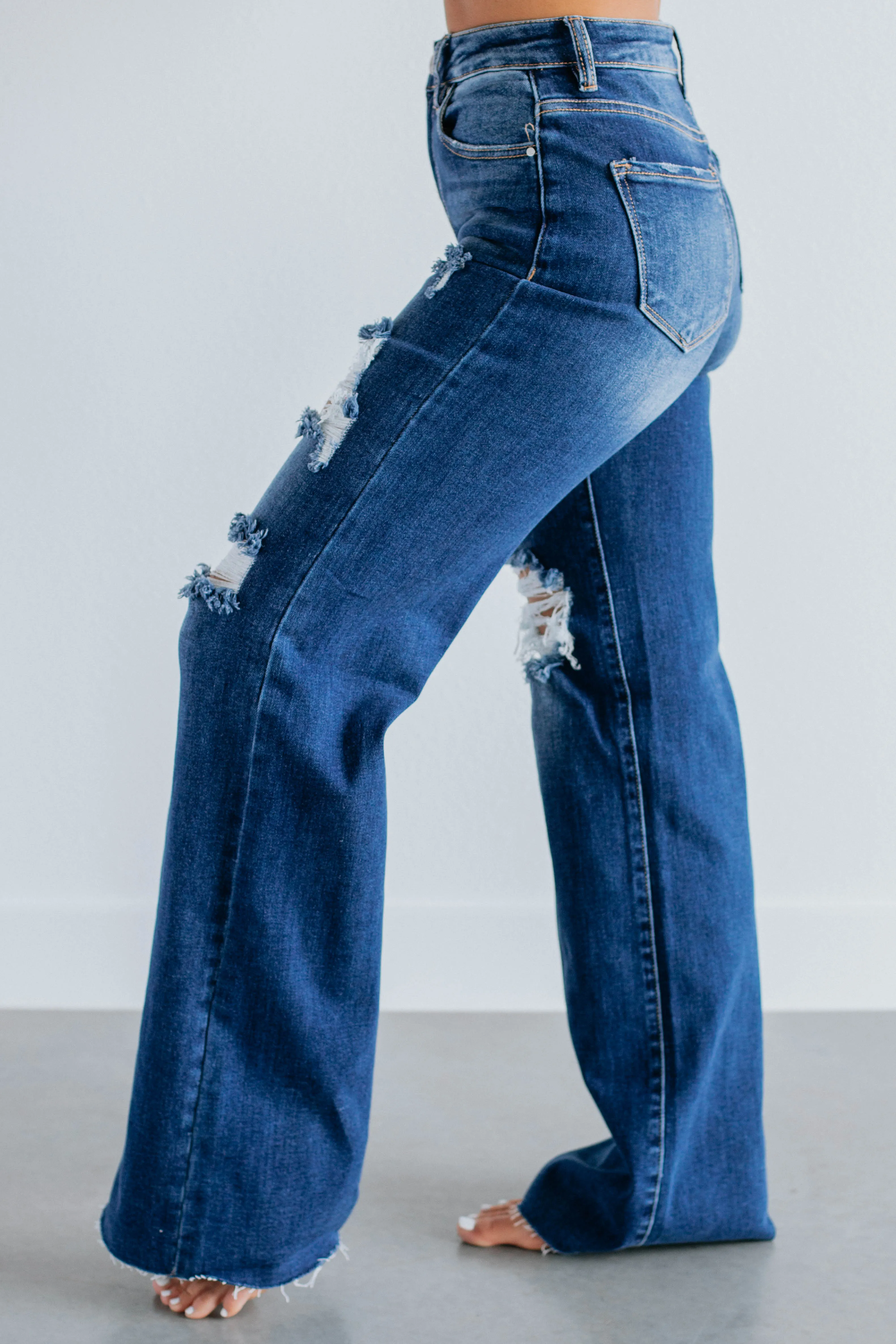 Georgia Risen Jeans - Dark Wash