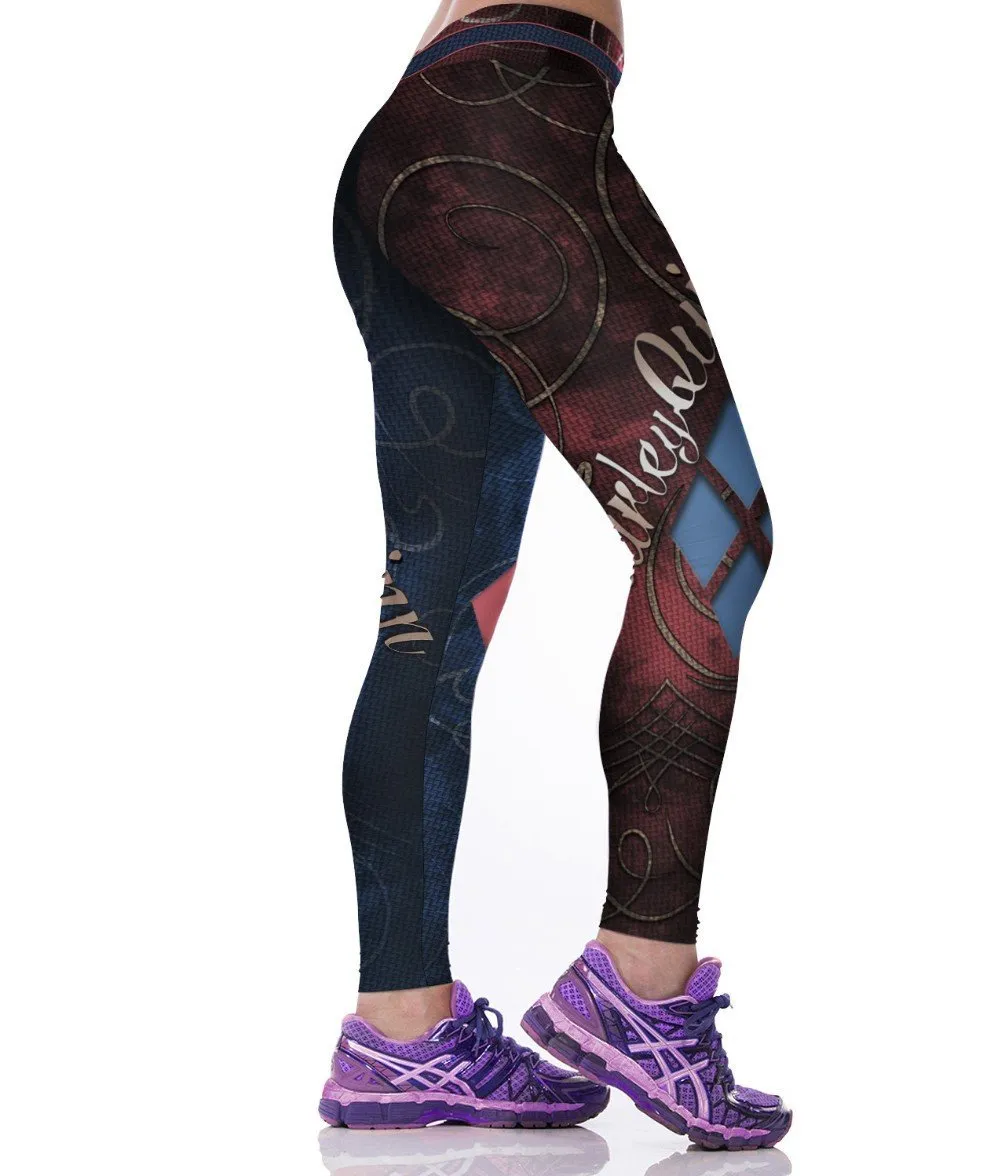 HARLEY QUINN Compression Leggings/Pants for Women