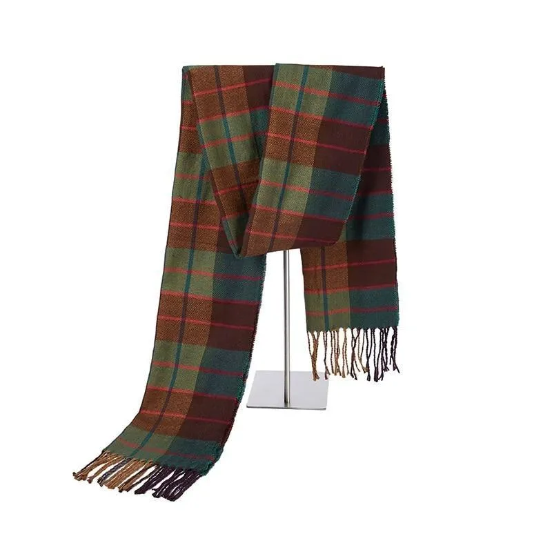 Harold Tartan Plaid Cashmere Wool Scarf