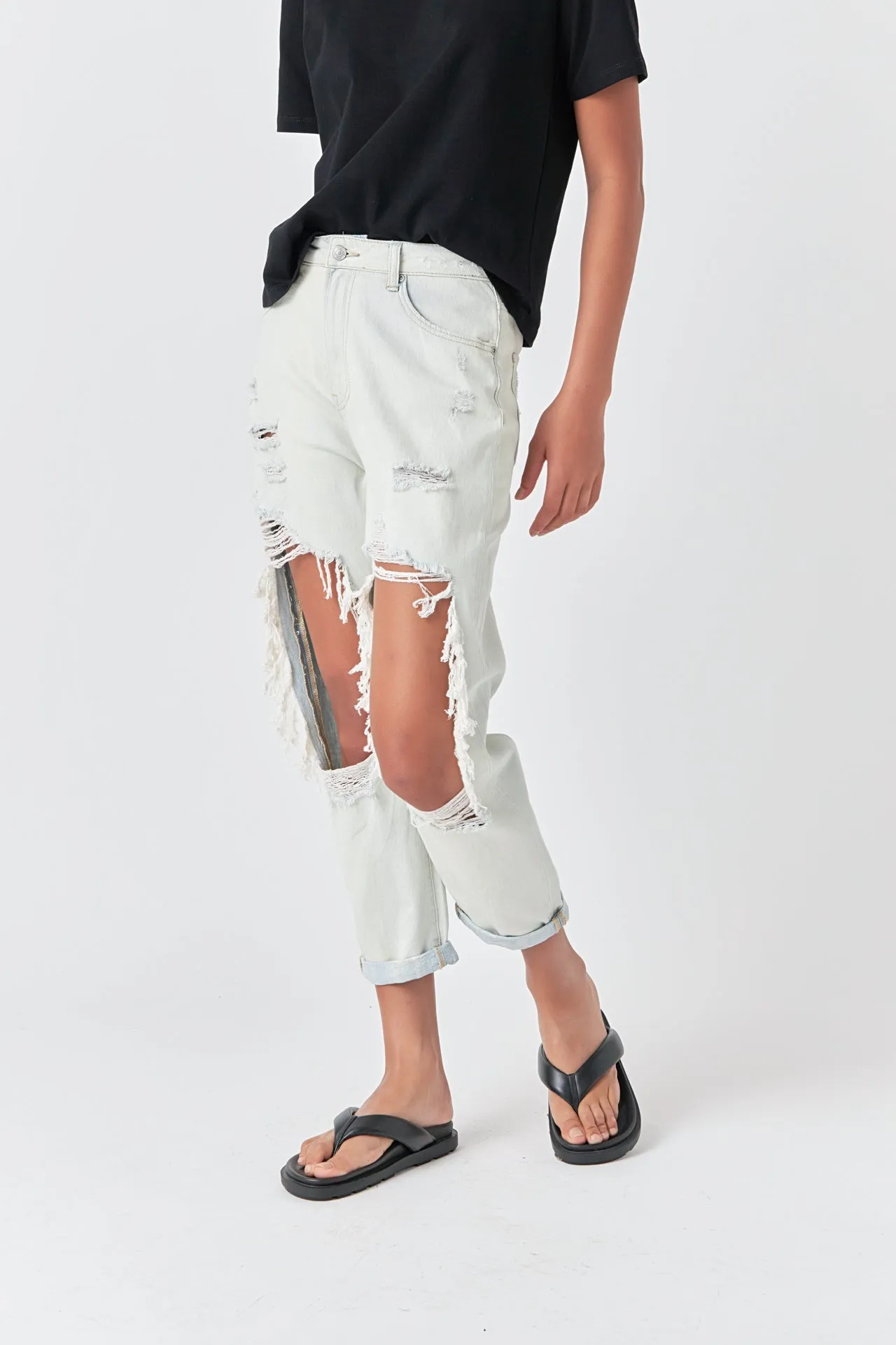 Highly Distressed Jeans