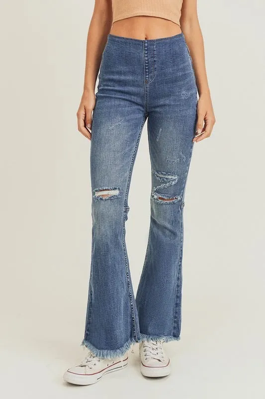 Hippie Chick Distressed Jeans