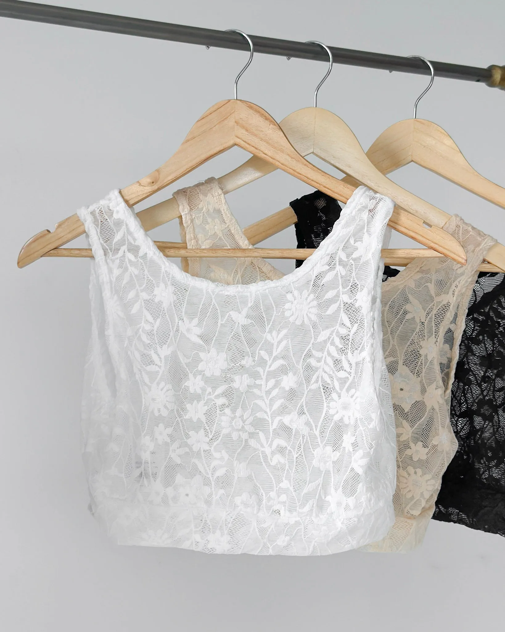 Lace Halftee Tank