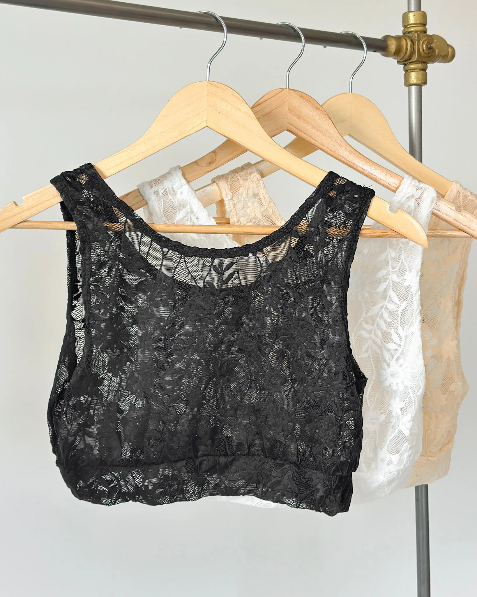 Lace Halftee Tank