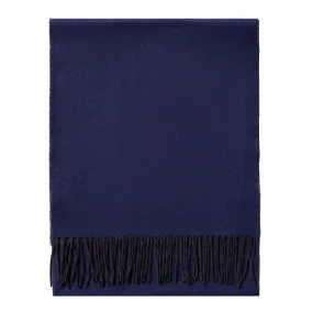 LANVIN Wool/Cashmere Scarves NAVY