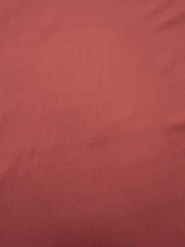 Light Red Woven Silk Double Georgette Fabric