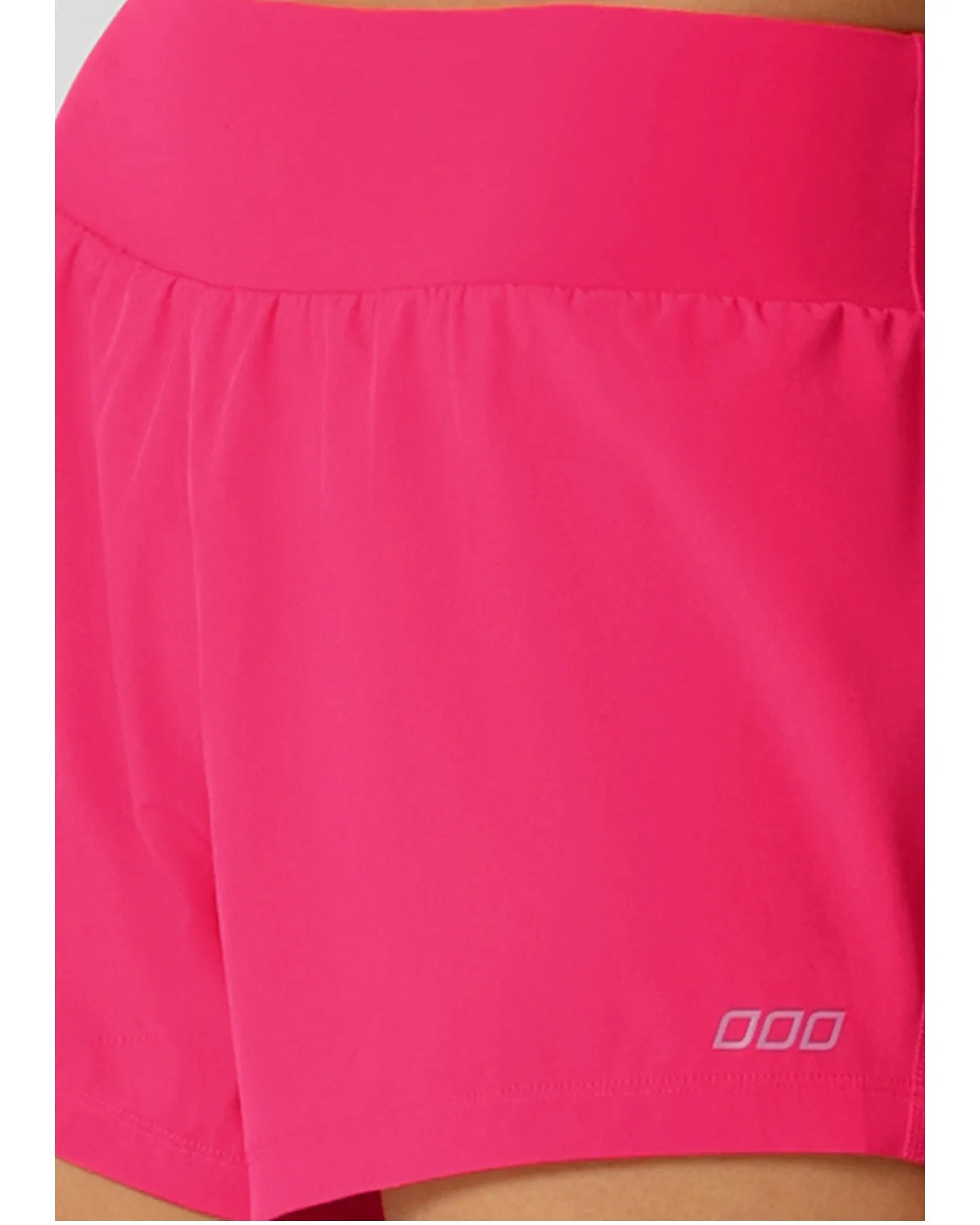 Lorna Jane Stretch and Stride Pocket Run Short - Neon Raspberry