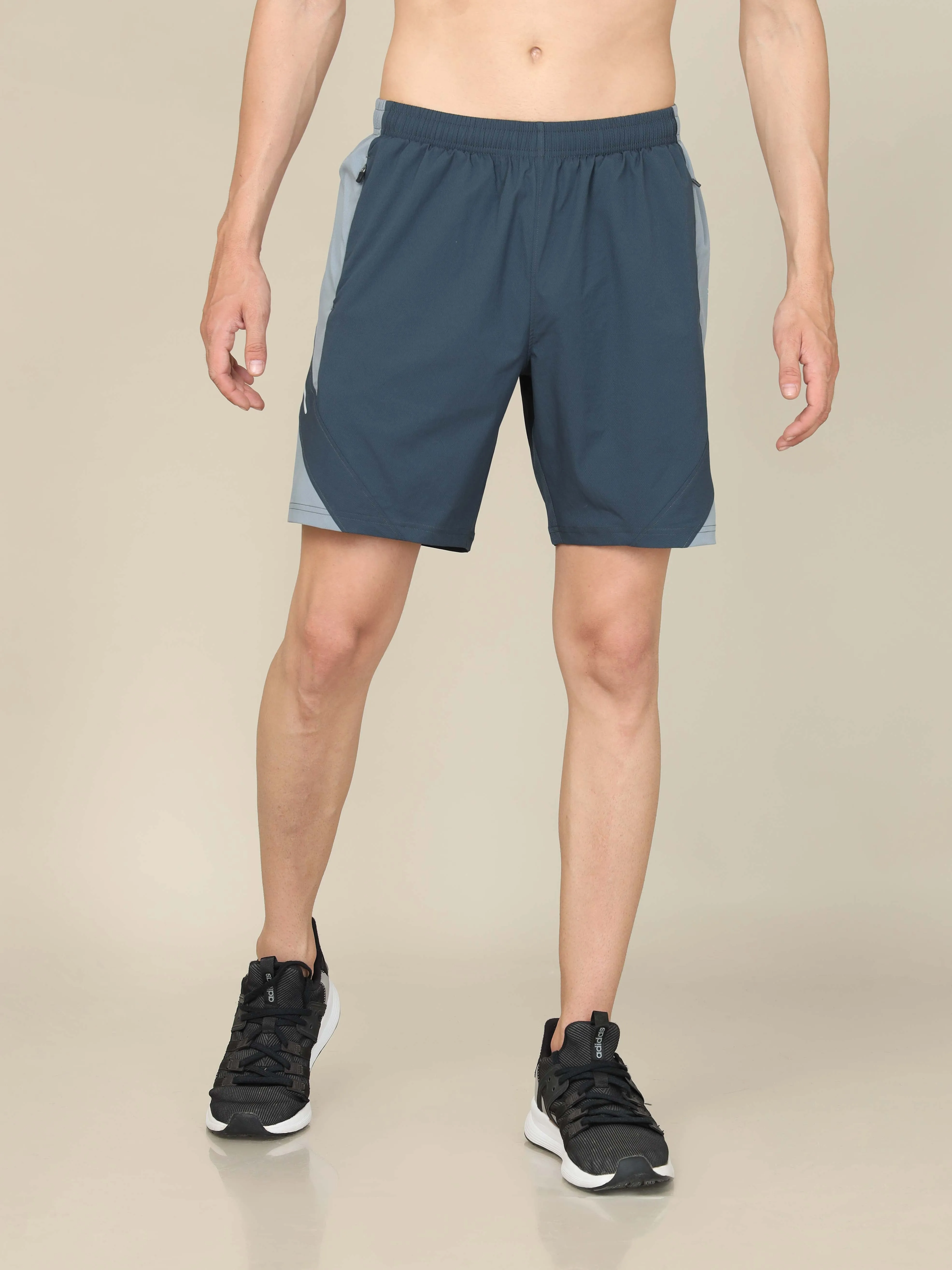 Men Colorblock Slim Fit Shorts with Lytra