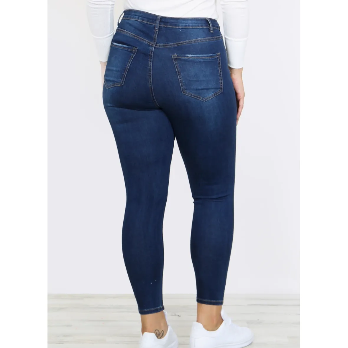 Mila Curvy Fit Dark Wash Jeans