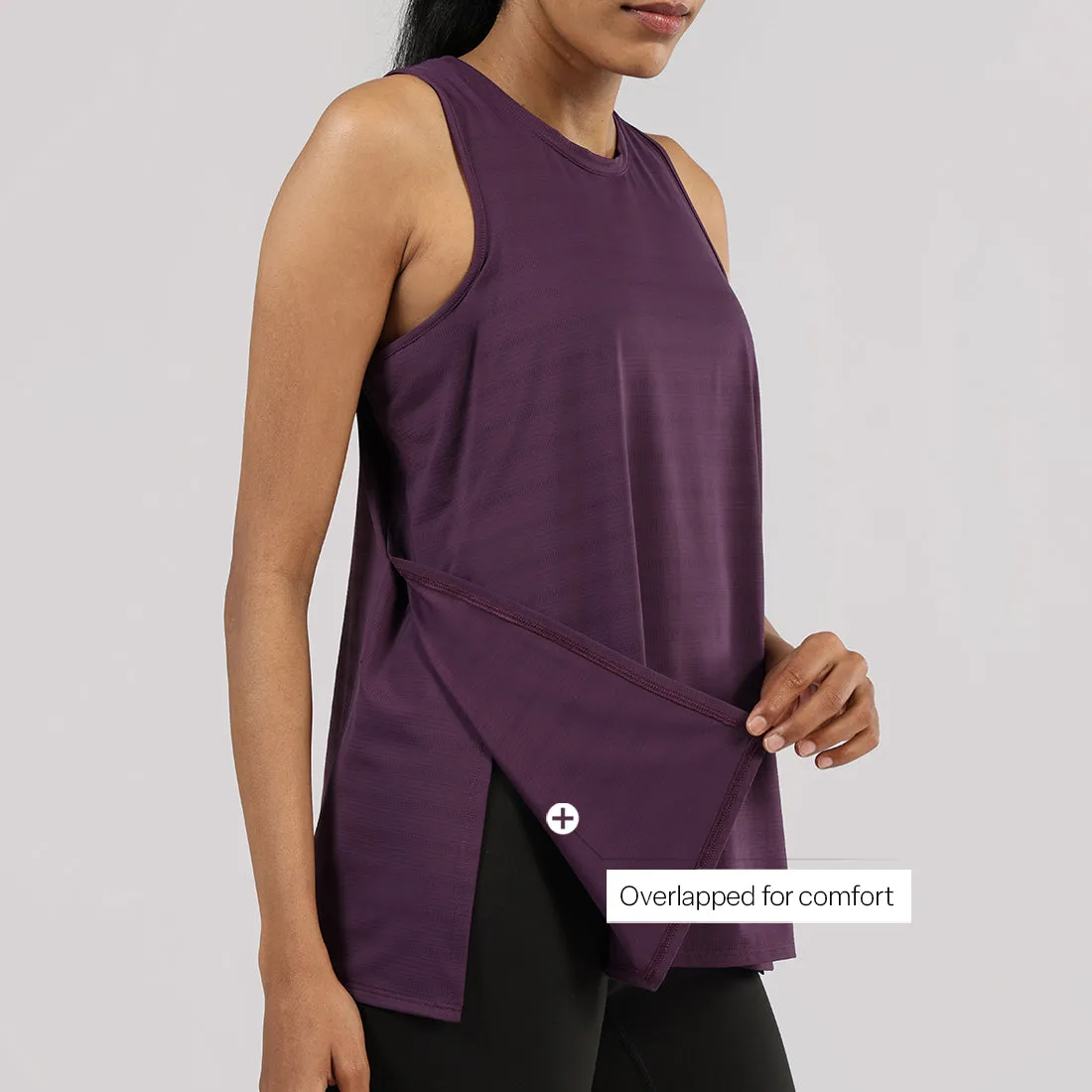 Most Breathable - Overlapped Mesh Tank