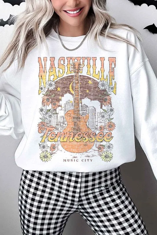 NASHVILLE TENNESSEE OVERSIZED SWEATSHIRT