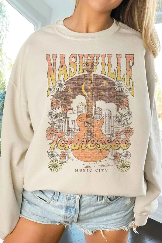 NASHVILLE TENNESSEE OVERSIZED SWEATSHIRT