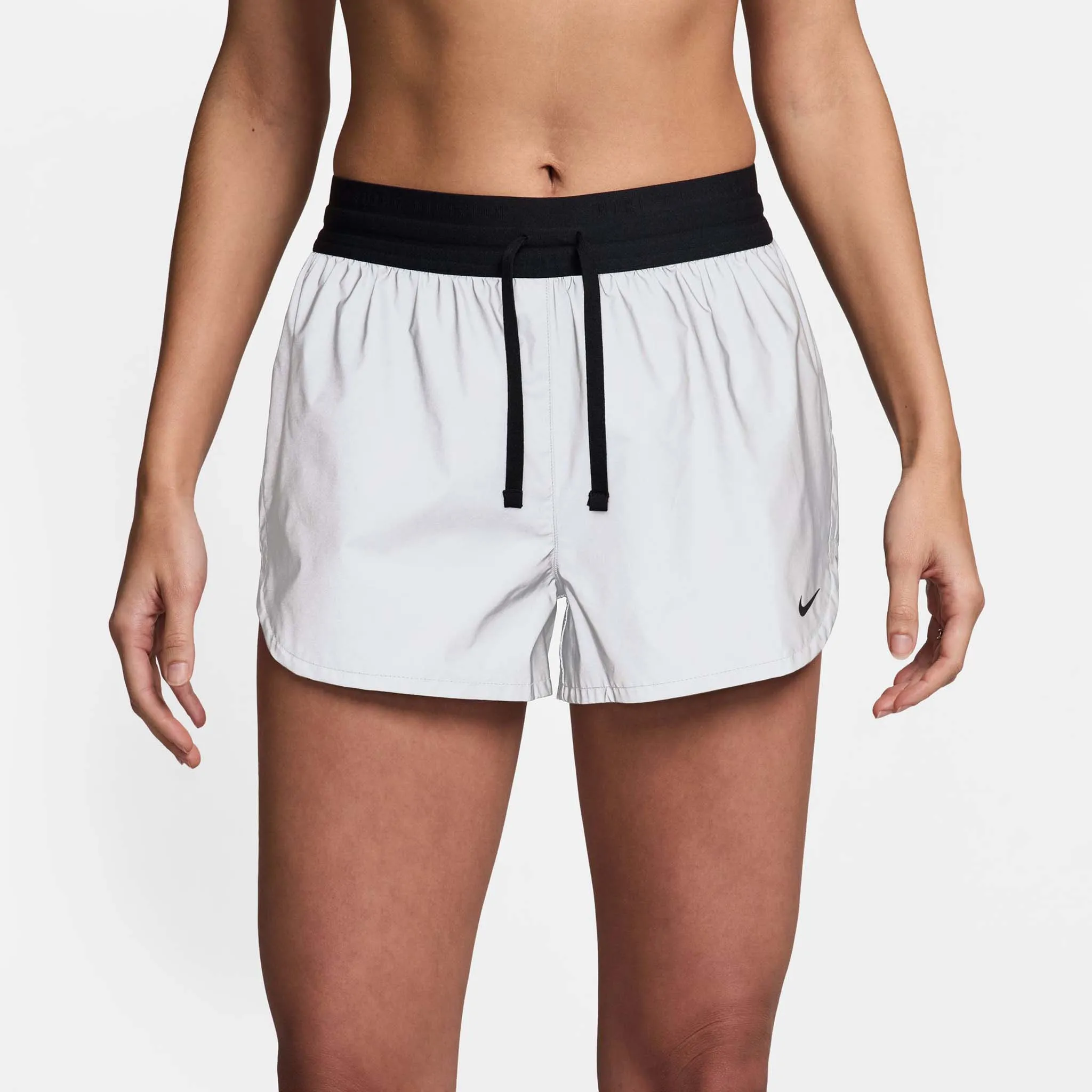 Nike | Women's Running Division 3" Unlined Reflective Running Shorts - Silver