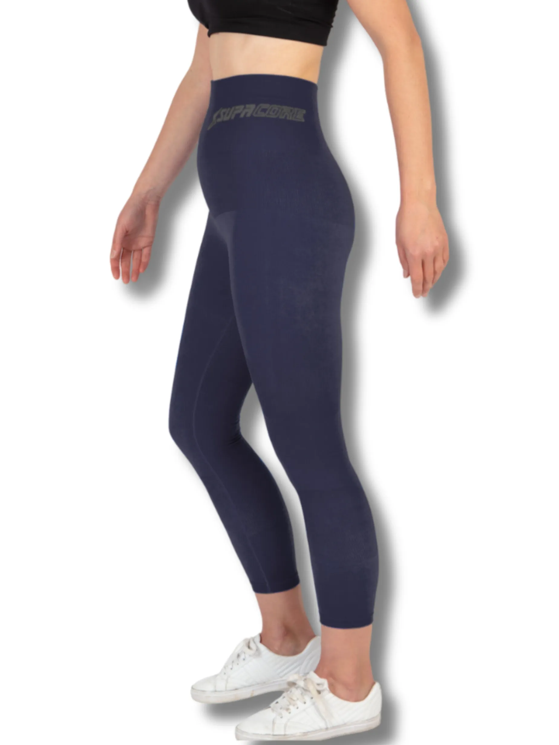 Patented Anne CORETECH® sports recovery/performance / Postpartum Compression Leggings (with pocket)