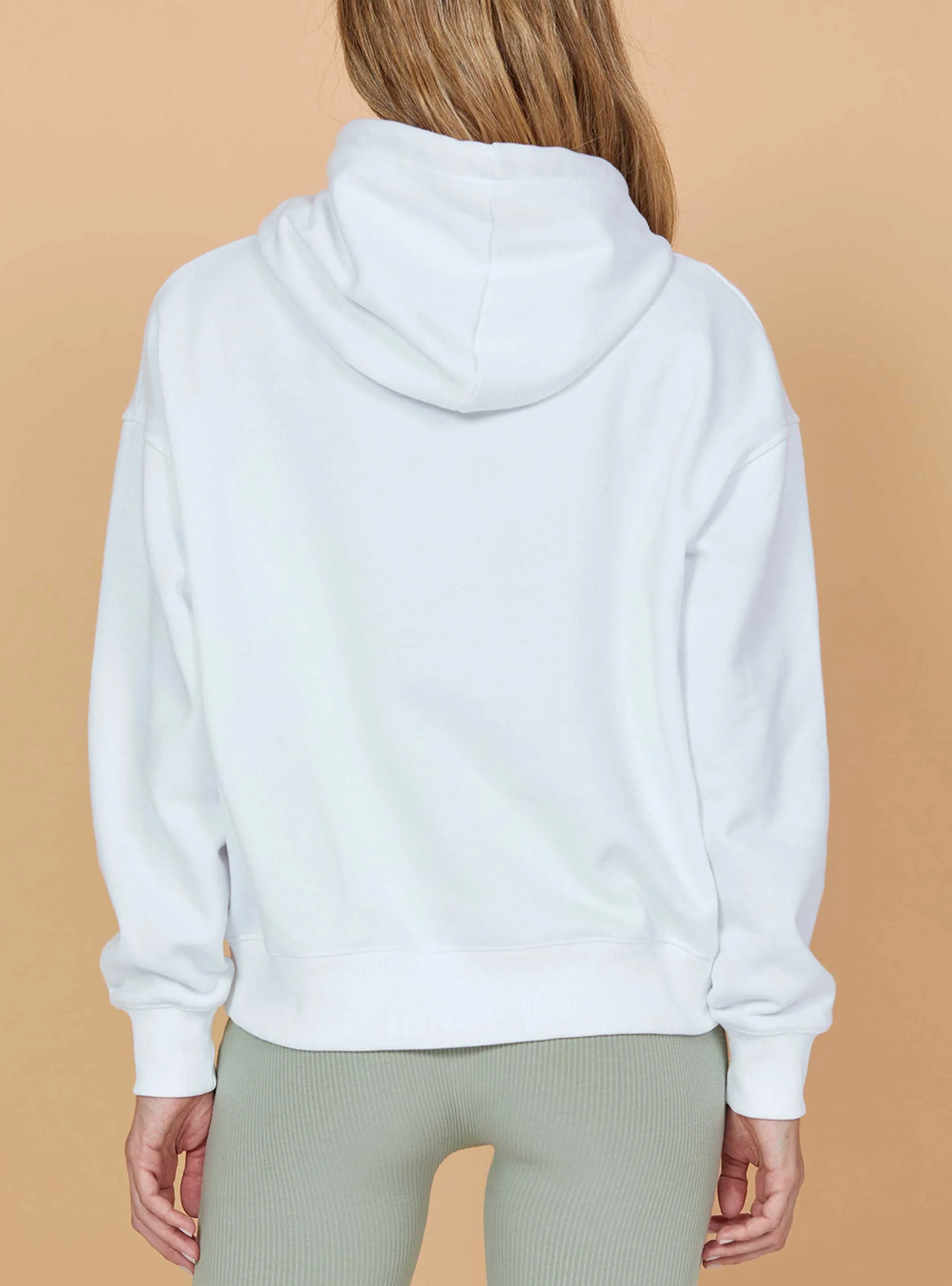 REGULAR HOODIE WOMAN WITH FRONT PRINT