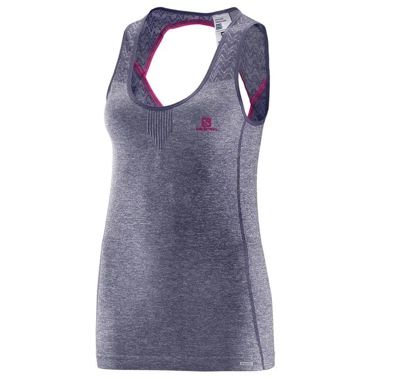 Salomon Womens Elevate Seamless Active Tanks