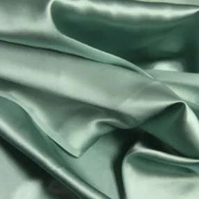 Seafoam Green Silk Charmeuse Fabric