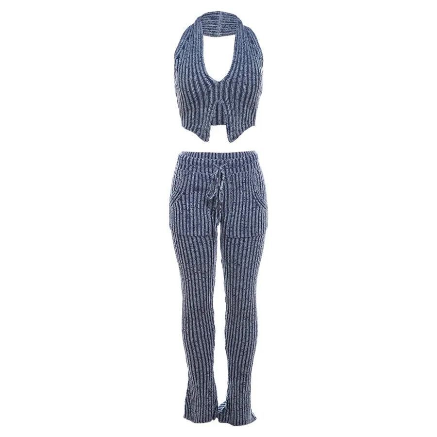 Shayna Knit Pants Set