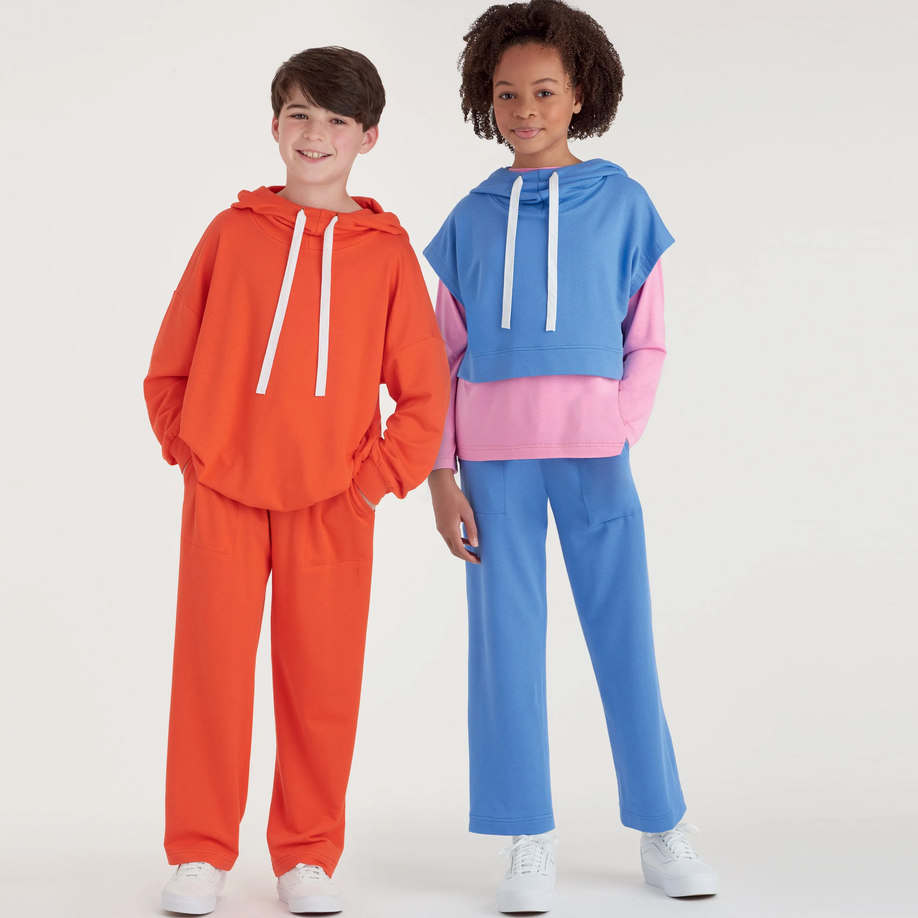 Simplicity Pattern 9394 Boy/Girl Hoodie Print & Top