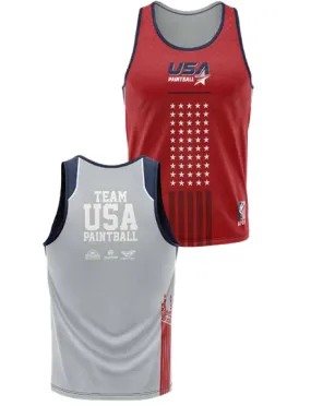 TEAM USA PIPED TANK TOP - VALOR