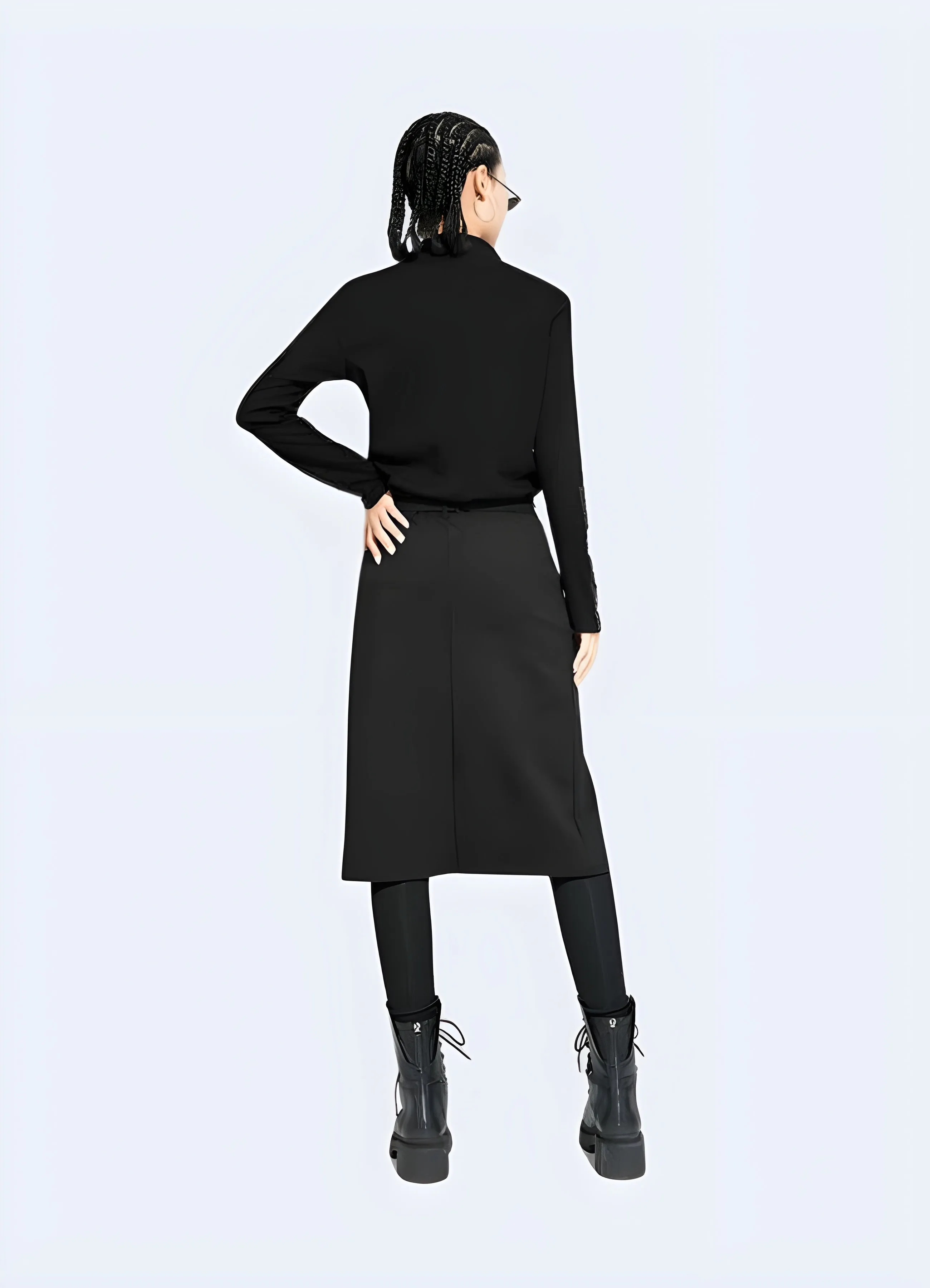 Techwear Tights Pants with Dress