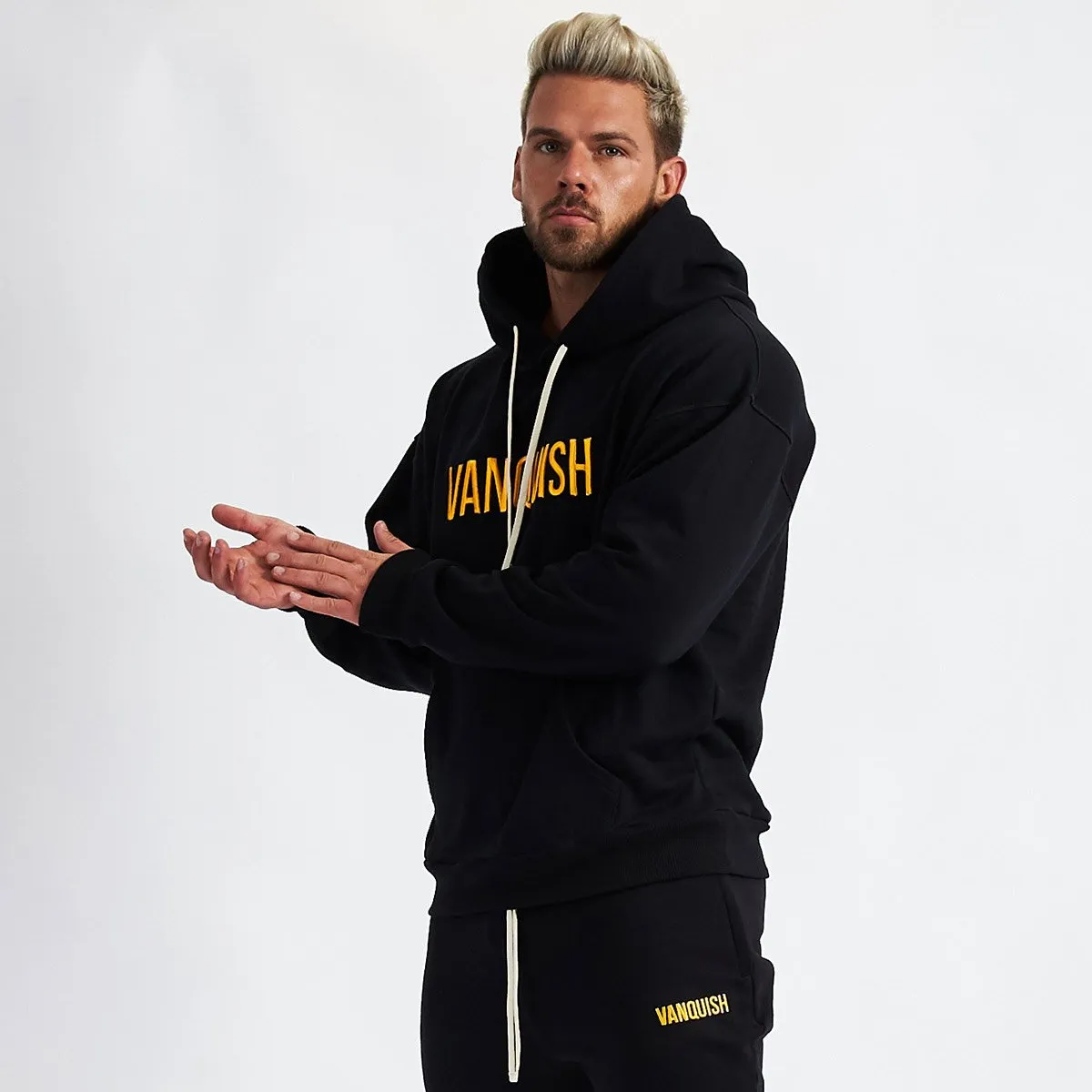 Vanquish Warm Up v2 Black Oversized Hoodie