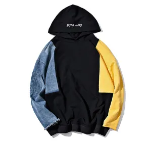 Vintage Patch Oversized Hype Hoodie