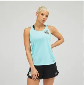 W New Balance Printed Impact Run Tank